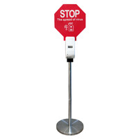 Dispensador de gel automatico con pedestal VTEX