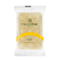 Jab&oacute;n rectangular con relieves 60 g Collezi\'one