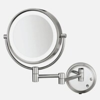 Espejo de Pared 9.25" Níquel Satinado Doble Vista BE6ES marca Conair